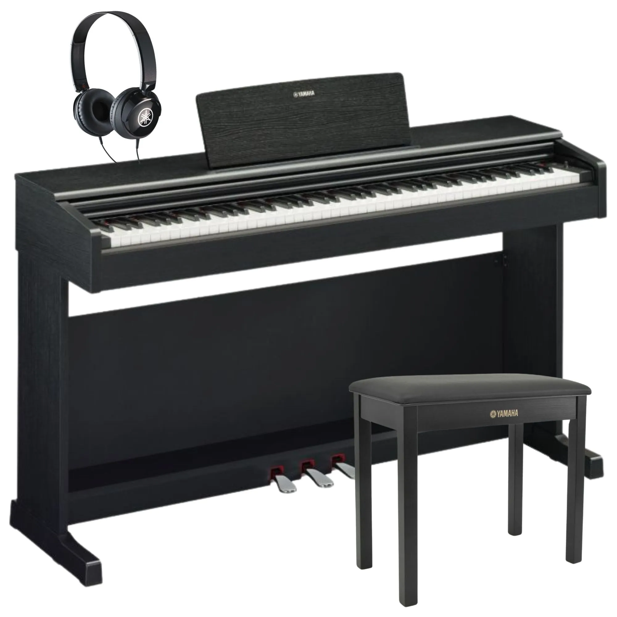 Yamaha YDP-145B Arius Digital Piano Black Walnut Bundle
