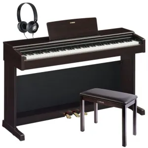 Yamaha YDP-145R Arius Digital Piano Dark Rosewood Bundle