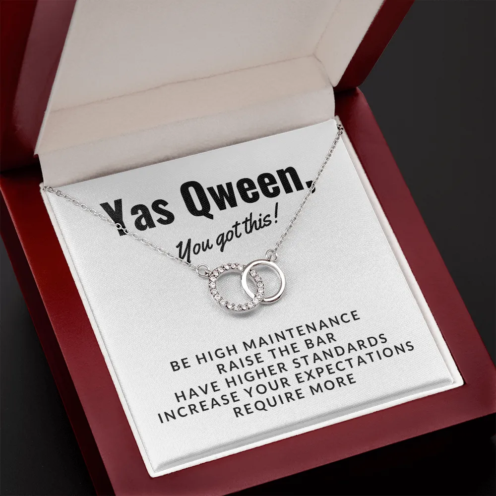 Yas Qween, You got this-Perfect Pair Circle Necklace for Women