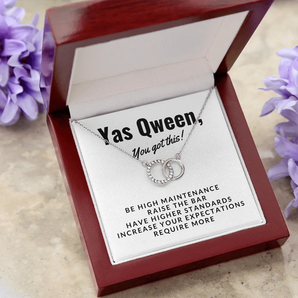 Yas Qween, You got this-Perfect Pair Circle Necklace for Women