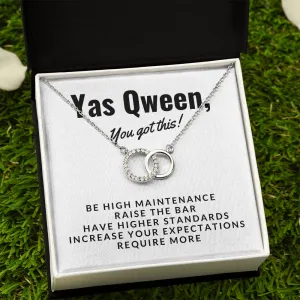 Yas Qween, You got this-Perfect Pair Circle Necklace for Women