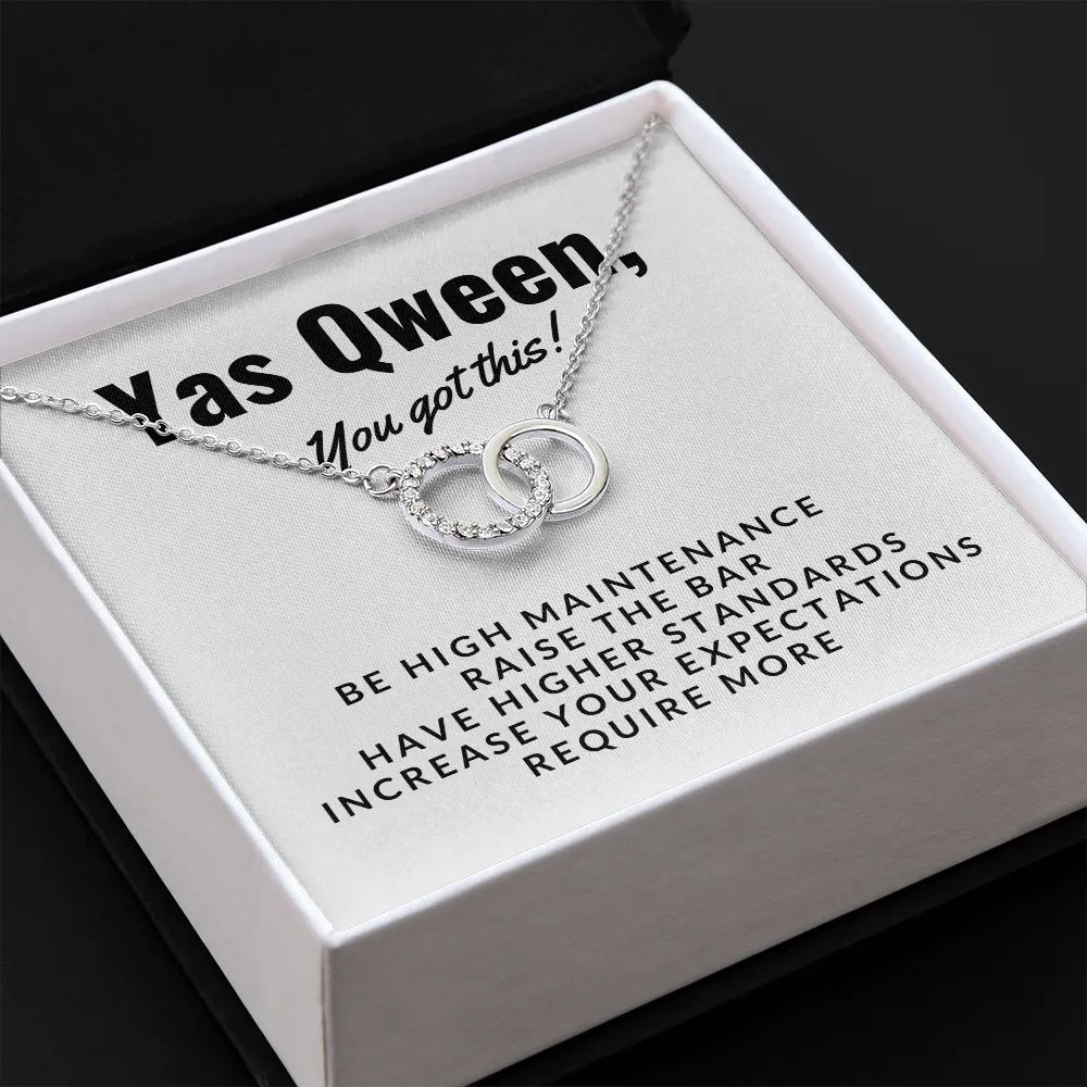 Yas Qween, You got this-Perfect Pair Circle Necklace for Women