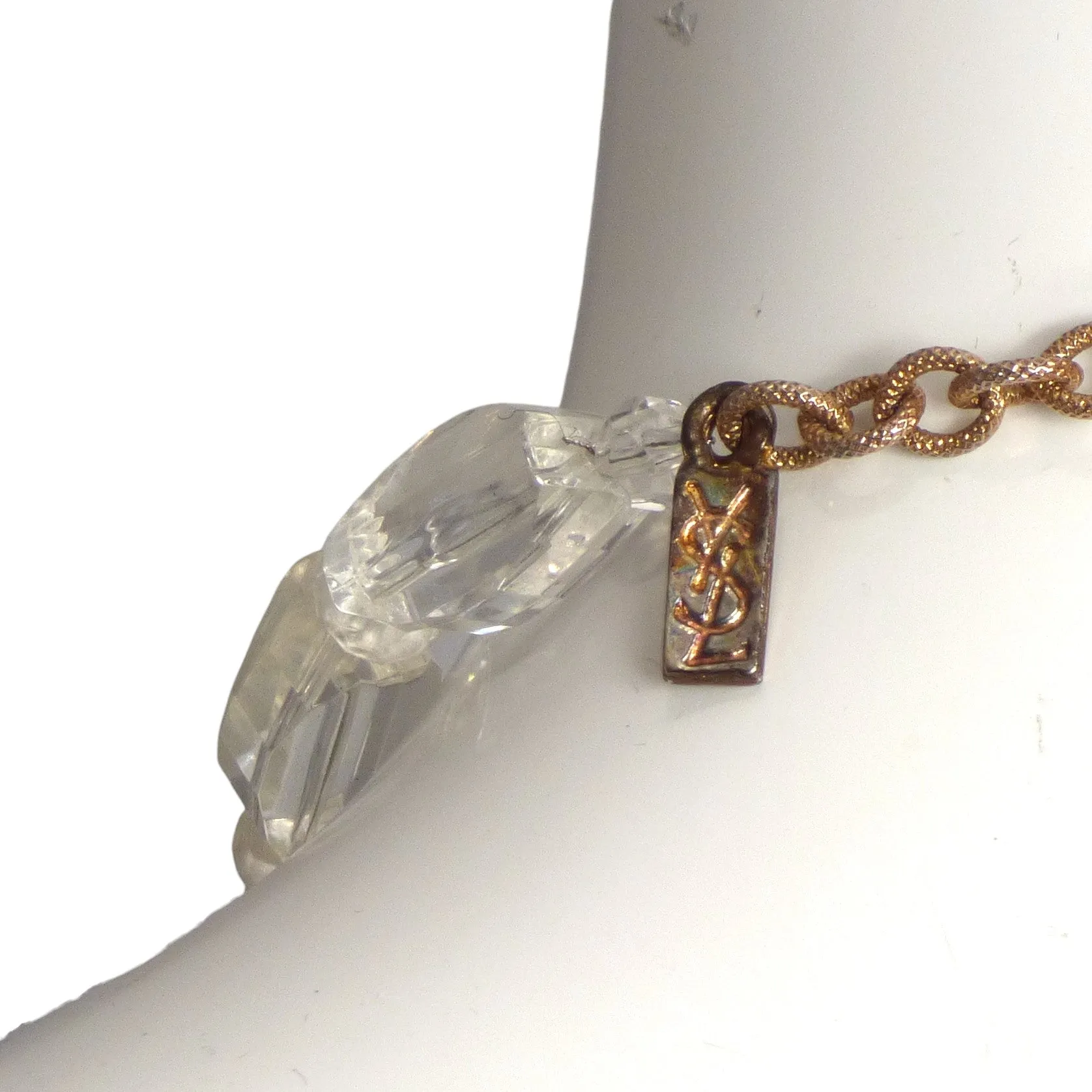 YVES SAINT LAURENT- 1970s Plastic Bead Choker
