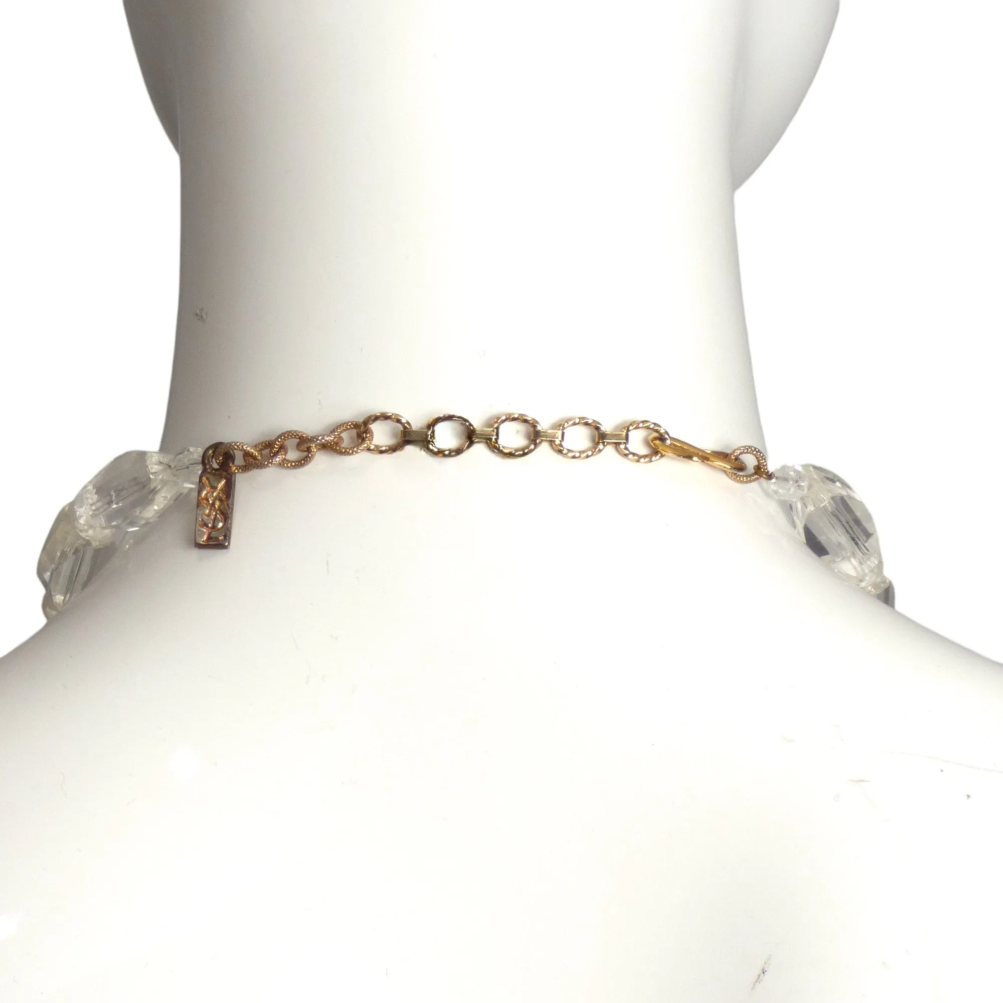YVES SAINT LAURENT- 1970s Plastic Bead Choker