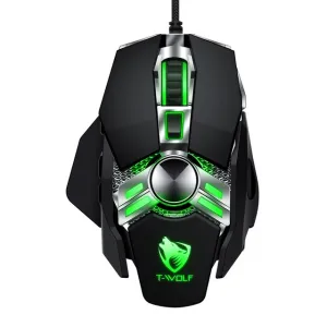YZ Premiums | Ergonomic Wired Gaming Mouse G Tech | Adjustable Backlight