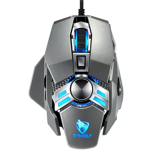 YZ Premiums | Ergonomic Wired Gaming Mouse G Tech | Adjustable Backlight