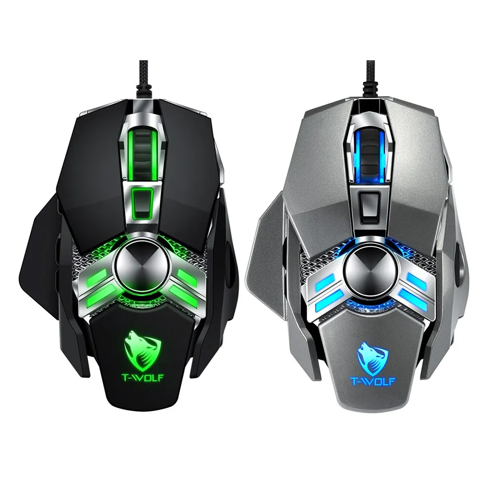 YZ Premiums | Ergonomic Wired Gaming Mouse G Tech | Adjustable Backlight