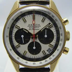ZENITH 18K EL PRIMERO VINTAGE CHRONOGRAPH