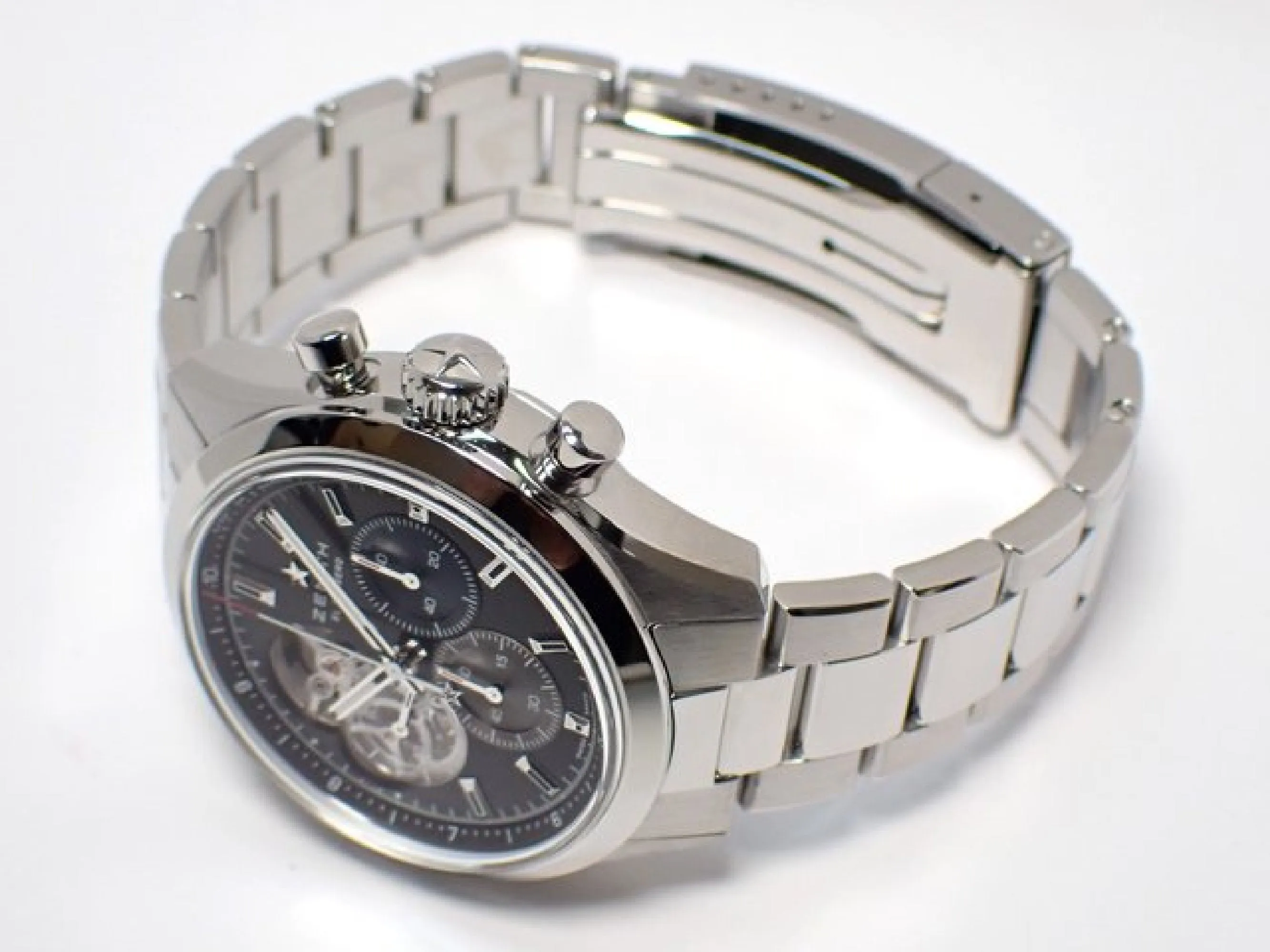 ZENITH Chrono Master opened black 03.3300.3604/21.M3300 Genuine goods Mens 182201843