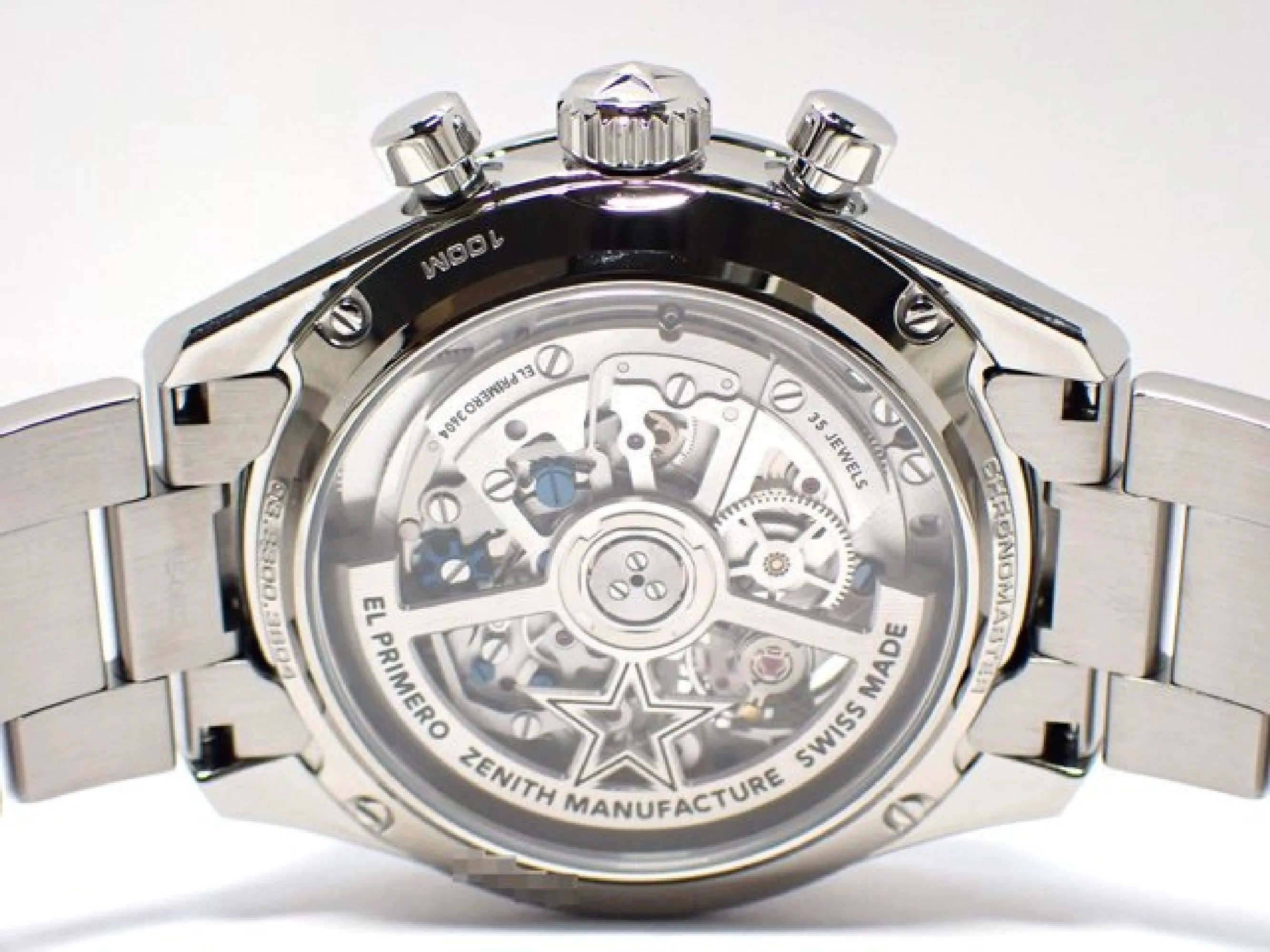 ZENITH Chrono Master opened black 03.3300.3604/21.M3300 Genuine goods Mens 182201843