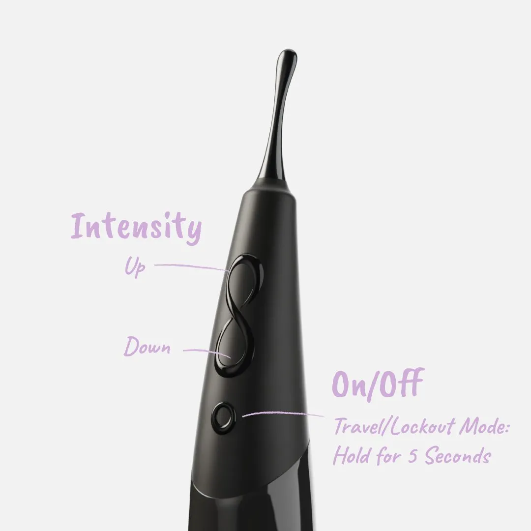 Zumio E - Rechargeable Pinpoint Clitoral Stimulator - Black